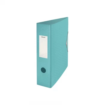 Image of Colour'Ice Lever Arch File Polyfoam A4, 75MM, Blue - Outer Carton of 5