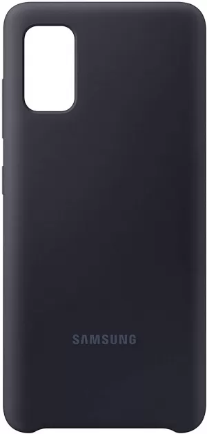 Image of Samsung Galaxy A41 Silicone Cover in Black (EF-PA415TBEGEU)