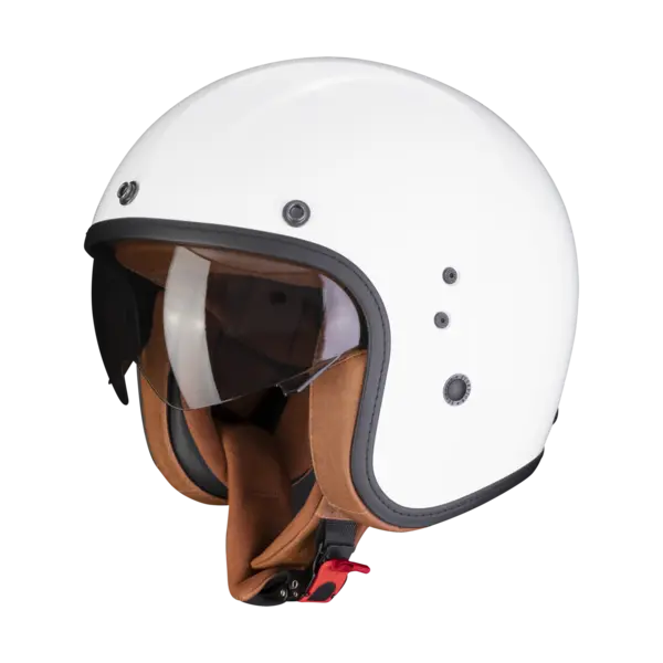 Image of Scorpion Belfast Evo Luxe White Jet Helmet S