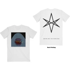Image of Bring Me The Horizon - Parasite Unisex Medium T-Shirt - White
