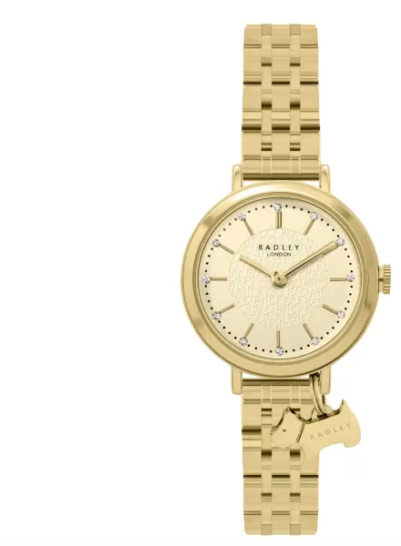 Image of Radley RY4624 Selby Street Gold Dial Gold Stainless Watch