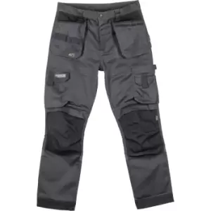 Image of Apache Mens ATS 3D Stretch Holster Work Trousers Grey 30" 31"