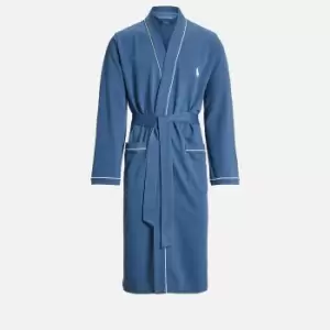 Image of Polo Ralph Lauren Cotton-Blend Jersey Dressing Gown - L/XL