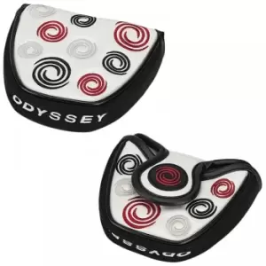 Image of Odyssey Putter Headcover MENS SWIRL MALLET White 14