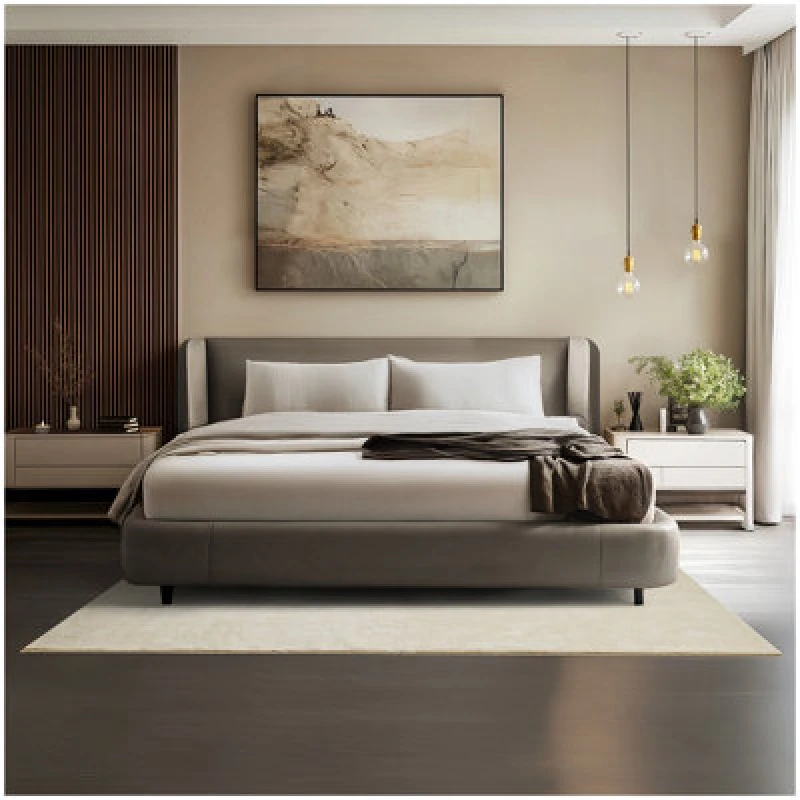 Image of Tectake Rug Zonelle - Short Pile And Ultra-Soft, Rectangular Or Round 140 X 200 Cm - Beige