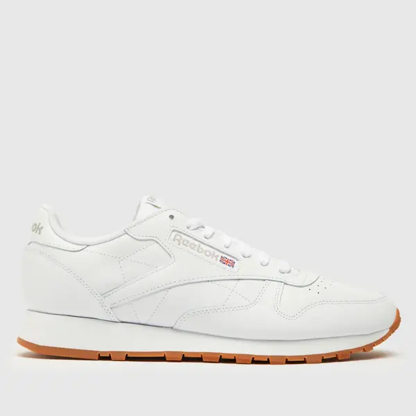 Image of Reebok classic leather trainers in white White UK 9 (EU 43)