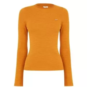 Image of Levis Long Sleeve Baby T Shirt - Brown