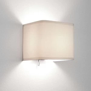 Image of 1 Light Indoor Wall Light Switched Fabric, E14
