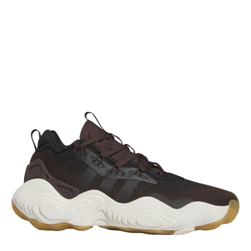 Image of adidas Mens Trae Young Basketball Trainers Brown male 7 (40.7)