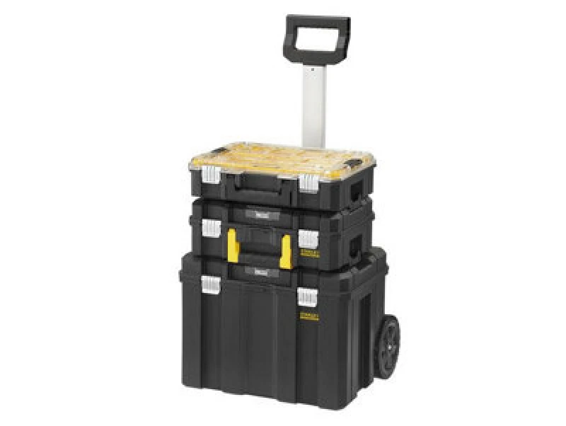 Image of Stanley Stanley - pro-stack Wheeled Rolling Tool Box Storage Case Tool Trolley FMST1-80101 FMST1-80101