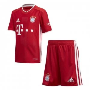 Image of adidas Bayern Munich Home Mini Kit 2020 2021 - Red