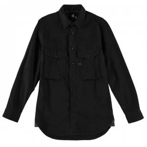 Image of G Star Type C Straight Long Sleeve Shirt - dk aged
