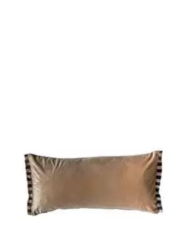 Image of Gallery Candy Velvet Oxford Cushion - Gold