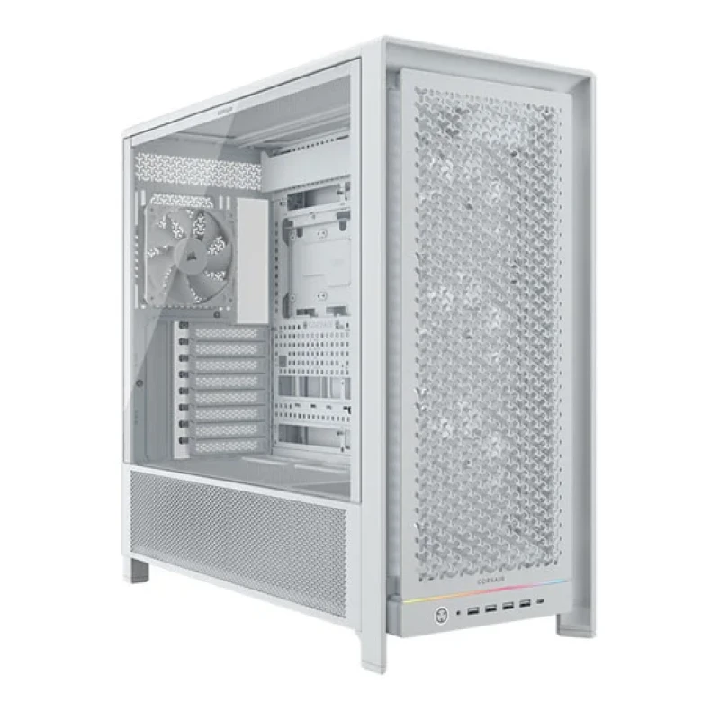 Image of Corsair FRAME 5000D RS Modular Full Tower EATX PC Gaming Case - White - CC-9011308-WW