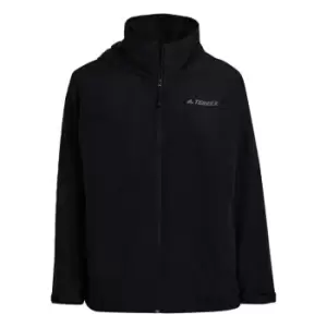 Image of adidas Terrex Multi RAIN. RDY Two-Layer Rain Jacket (Plus - Black