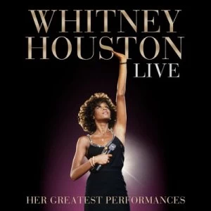 Image of Live Her Greatest Performances by Whitney Houston CD Album