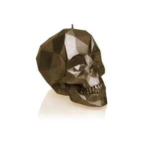 Image of Brass Large Low Poly Skull