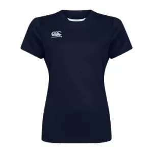 Image of Canterbury Womens/Ladies Club Dry T-Shirt (14 UK) (Navy)