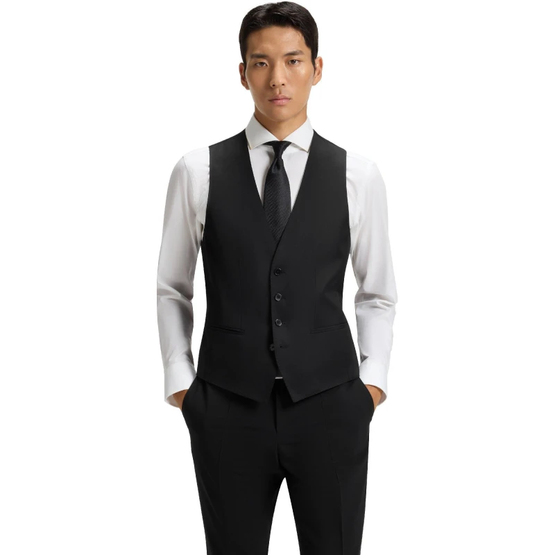 Image of Boss Mens Huge Formal Vest Black male 34 (44)