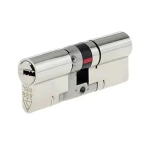 Image of Yale Platinum Nickel-Plated Brass Single Euro Cylinder Lock, (L)100mm