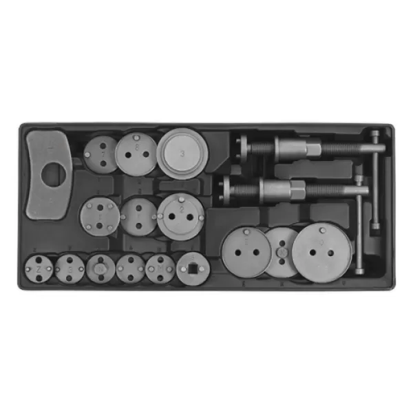 Image of Sealey TBT27 Tool Tray Brake Wind Back Tool Kit 18pc