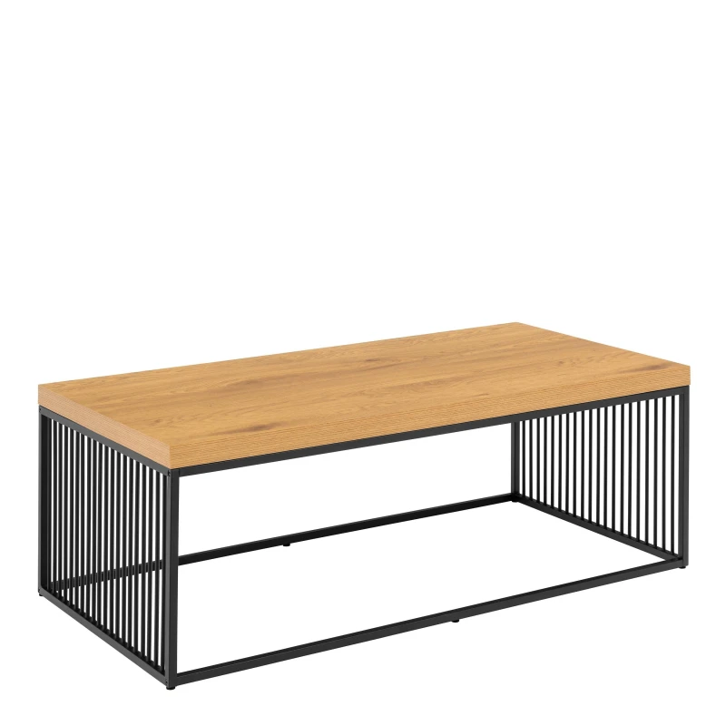 Image of Furniture To Go Strington Coffee Table in Black & Oak Black Unisex