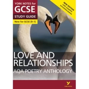 Image of AQA Poetry Anthology - Love and Relationships: York Notes for GCSE (9-1) : Second edition