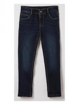 Image of FatFace Boys Dark Wash Slim Jean - Denim Size Age: 10-11 Years