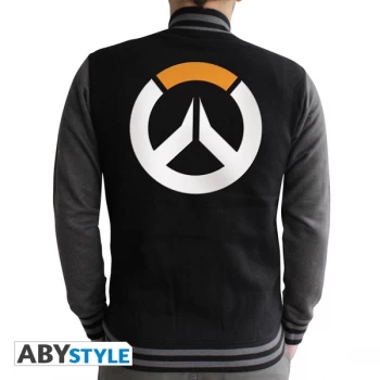 Image of Overwatch - Logo Mens Small Jacket - Black/Dark Grey