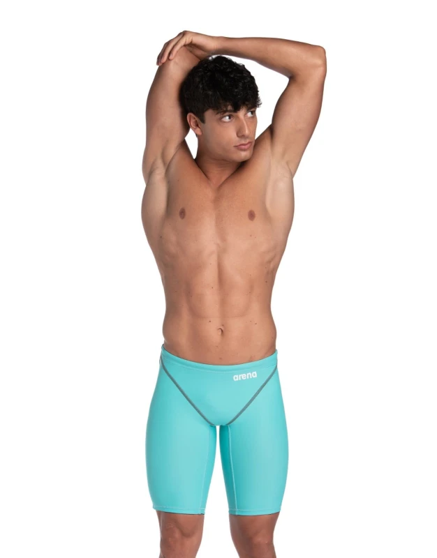 Image of Arena Mens Powerskin ST NEXT Jammer - Aquamarine Blue in Aqua Size: 30R Aqua Male 30R