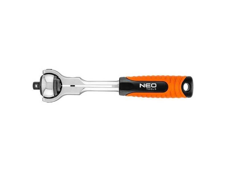 Image of NEO TOOLS 08-543 Reversible Ratchet Number of teeth (ratchet mechanism): 72, Length: 200mm, Chrome-Molybdenum Steel Chrome Vanadium Steel, Chrome-Moly
