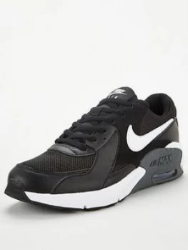 Image of Nike Air Max Excee Junior Trainers - Black/White, Size 4