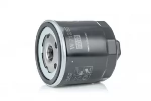 Image of MANN-FILTER Oil Filter SEAT,AUDI,VW W 712/52