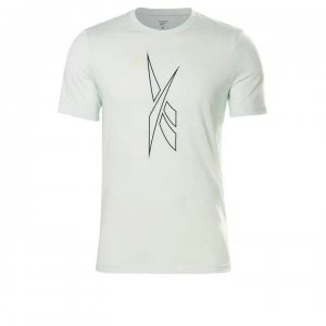 Image of Reebok MYT Graphic T Shirt Mens - Aqua Dust