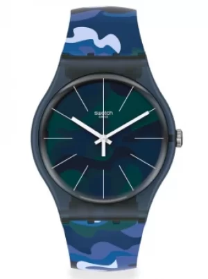 Image of Swatch Mens Camouclouds Watch SUON140