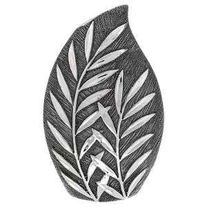 Image of Willow Wide Vase Gunmetal Small