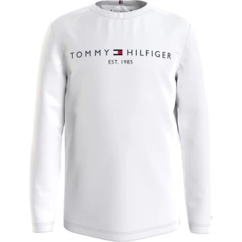 Image of Tommy Hilfiger Essential Tee L/S - White YBR