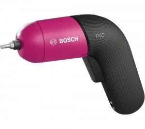 Image of Bosch IXO Colour Edition 06039C7072 Screwdriver - Pink & Black, Pink