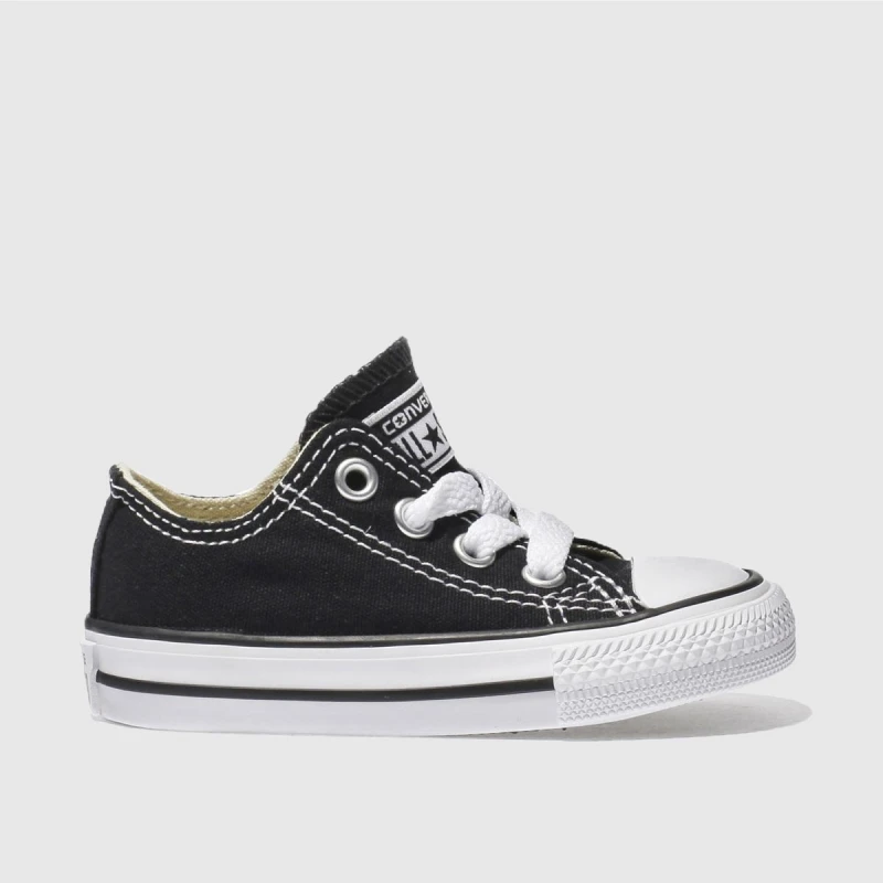 Image of Converse Black all star lo Toddler trainers Black UK 10 (EU 26)
