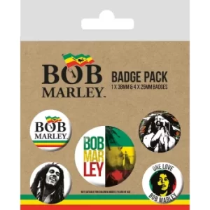 Image of Bob Marley Badge Pack