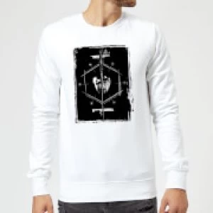 Image of Harry Potter Harry Voldemort Wand Sweatshirt - White - M