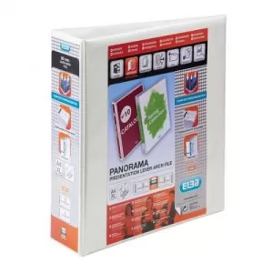 Image of Elba Panorama Presentation Binder A4 4O Ring White