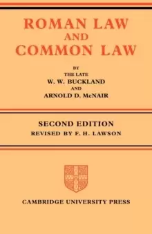 Image of Roman Law and Common Law : A Comparison in Outline