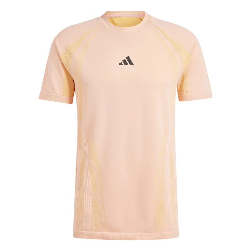 Image of adidas Seamless Tennis Tee Pro Semi Pink Spark male 2XL