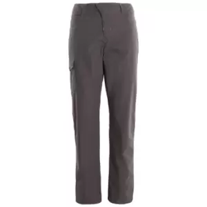 Image of Trespass Womens/Ladies Rambler Water Repellent Outdoor Trousers (L) (Carbon)