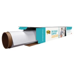 Image of Post it Super Sticky White Dry Erase Film Roll 914mm x 1.219m DEF4X3 E