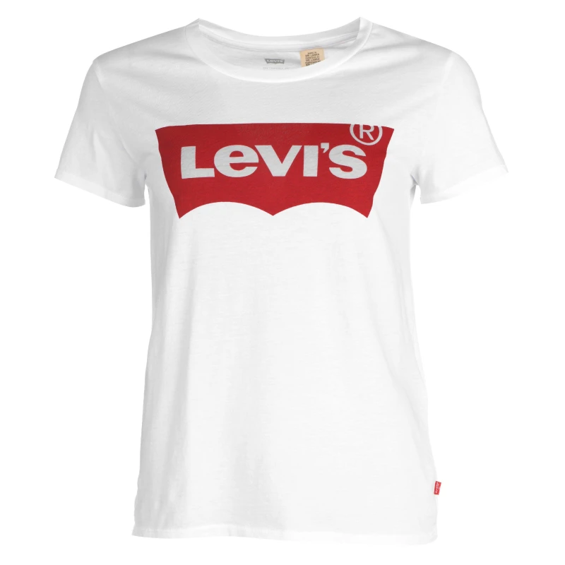 Image of Levis Logo T Shirt - White White 6