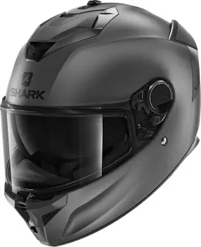 Image of Shark Spartan GT Blank Helmet, grey Size M grey, Size M