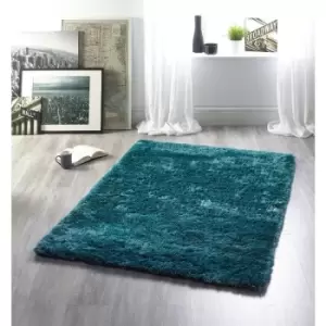 Image of Origins - Shimmer Teal 160cm x 230cm Rectangle - Blue and Green and Teal