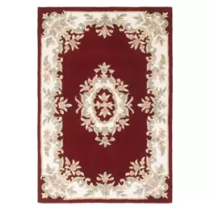 Image of Oriental Weavers Royal Indian Rug Aubusson Red 80X150cm